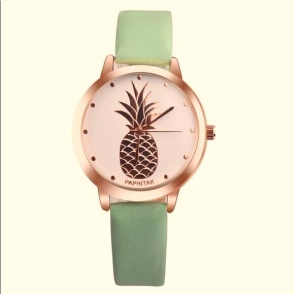 Paphitak straps Quartz watch , pineapple pattern - Picture 1 of 9